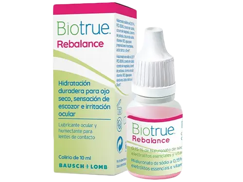 Gotas para Lentillas Biotrue Rebalance